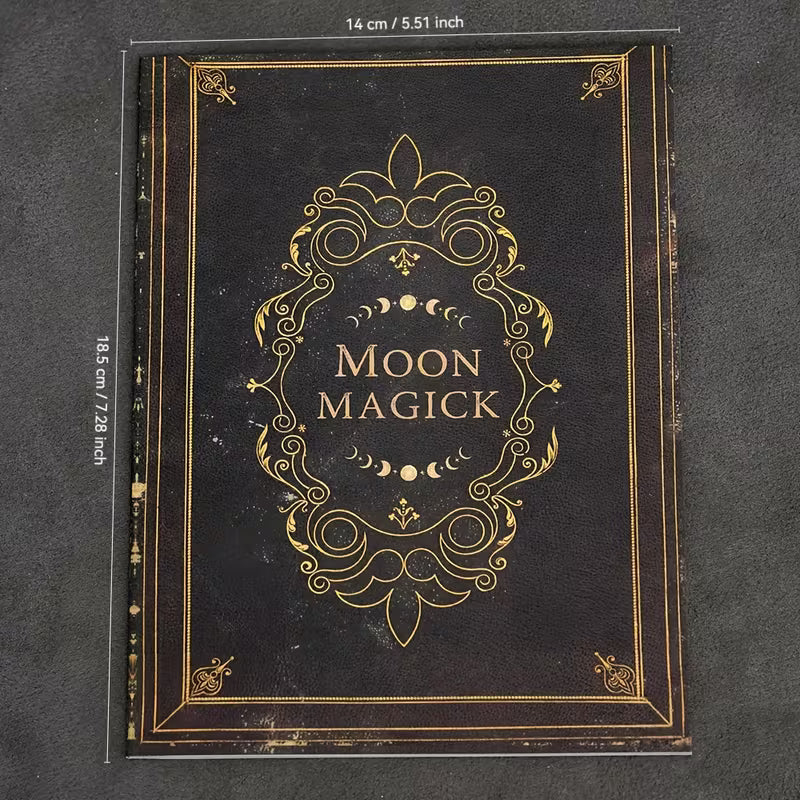 Grimoar Lunar „Moon Magick" — Jurnal Ghidat, 47 Pagini
