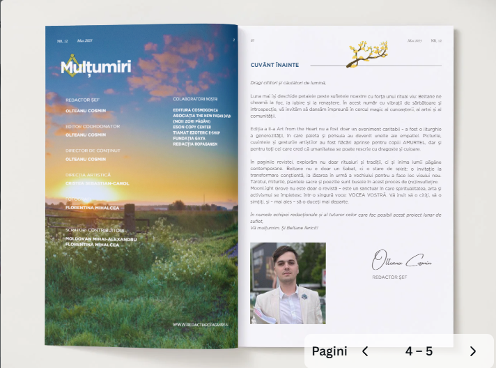 Revista Moonlight Grove Ediția 12 Luna Mai 2025