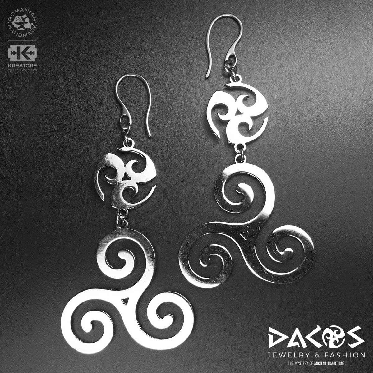 SET BIJUTERII DACICE – TRISKELION SPIRALIS