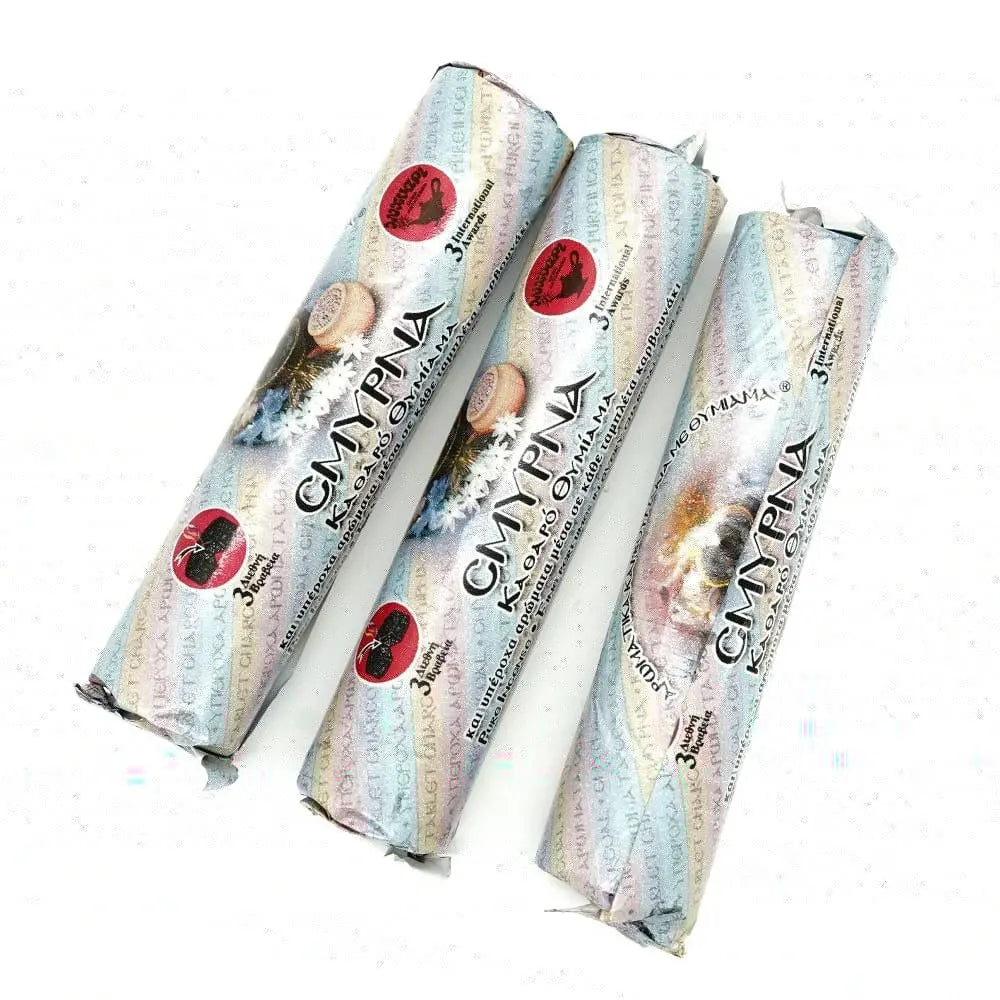 Cărbuni pentru ardere tămâie - tub 10 pastile, 27mm, cu smirnă