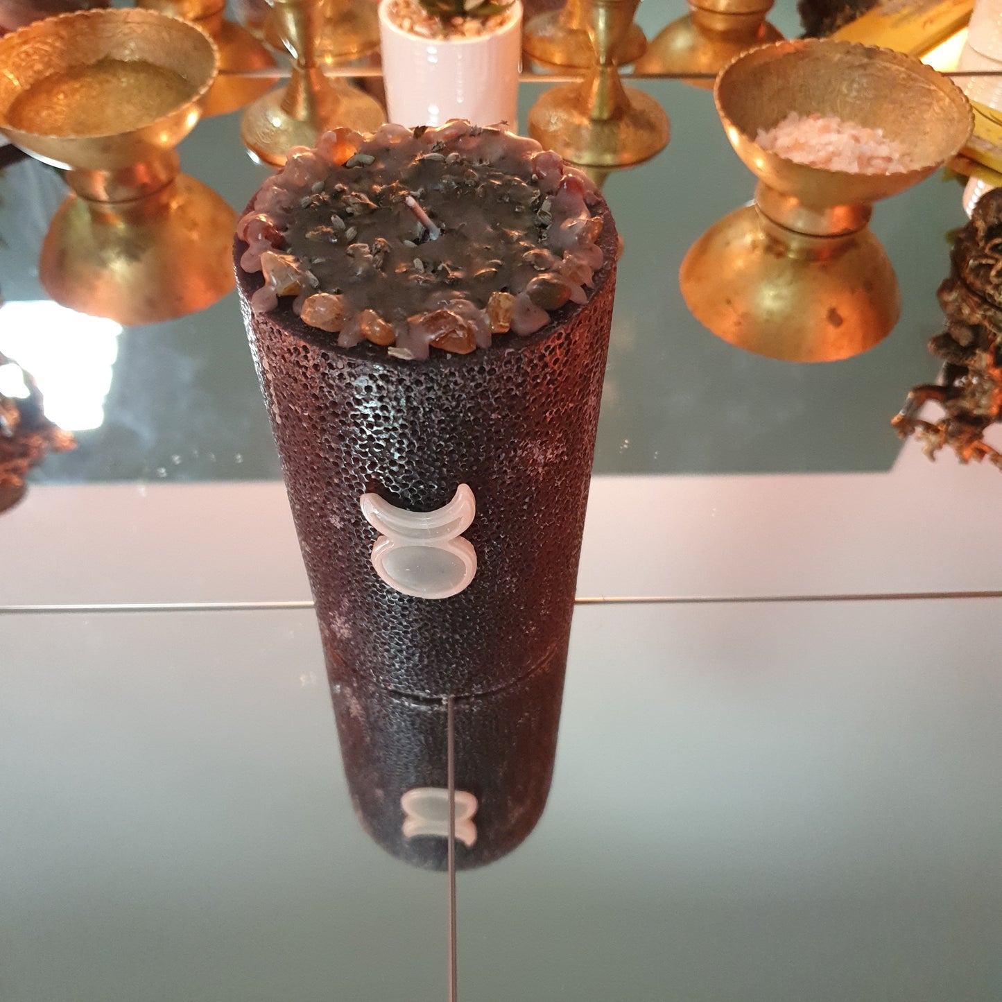 Lumanare meditatie neagra