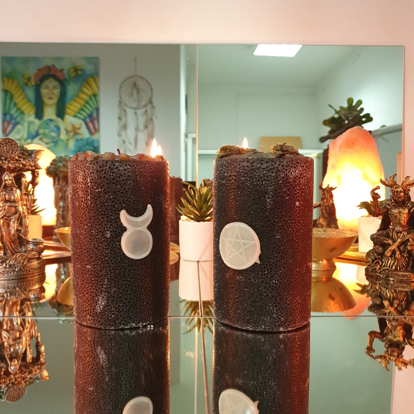 Lumanare meditatie neagra