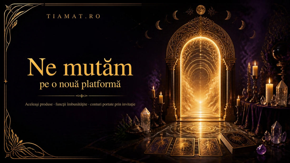 Tiamat.ro se mută pe o nouă platformă – aceleași produse, funcții îmbunătățite, conturi portate prin invitație