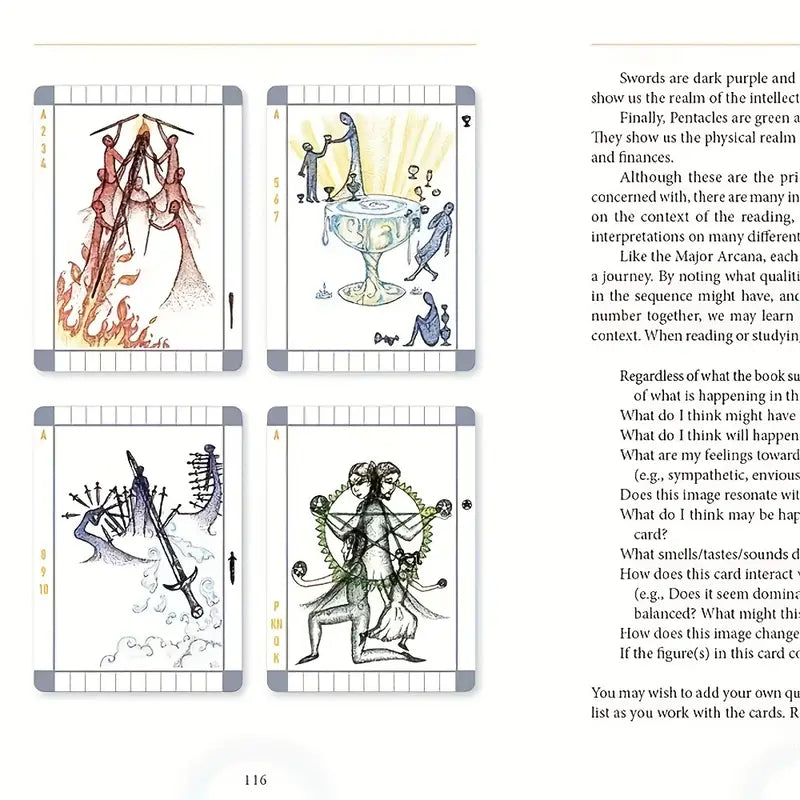 Set de Cărți de Tarot Transparent (78 pcs)
