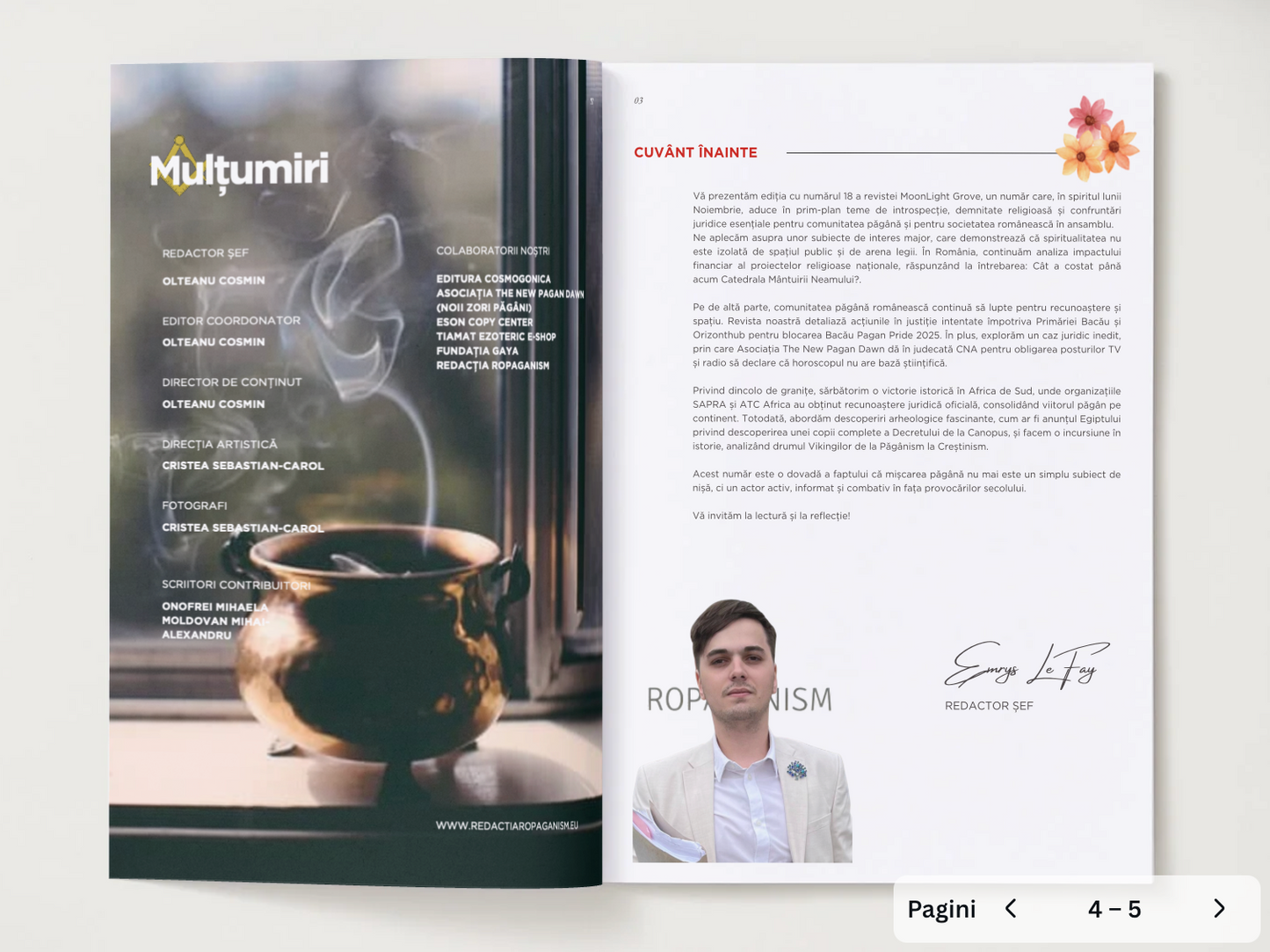 Revista Moonlight Grove Ediția 18 Luna Noiembrie 2025