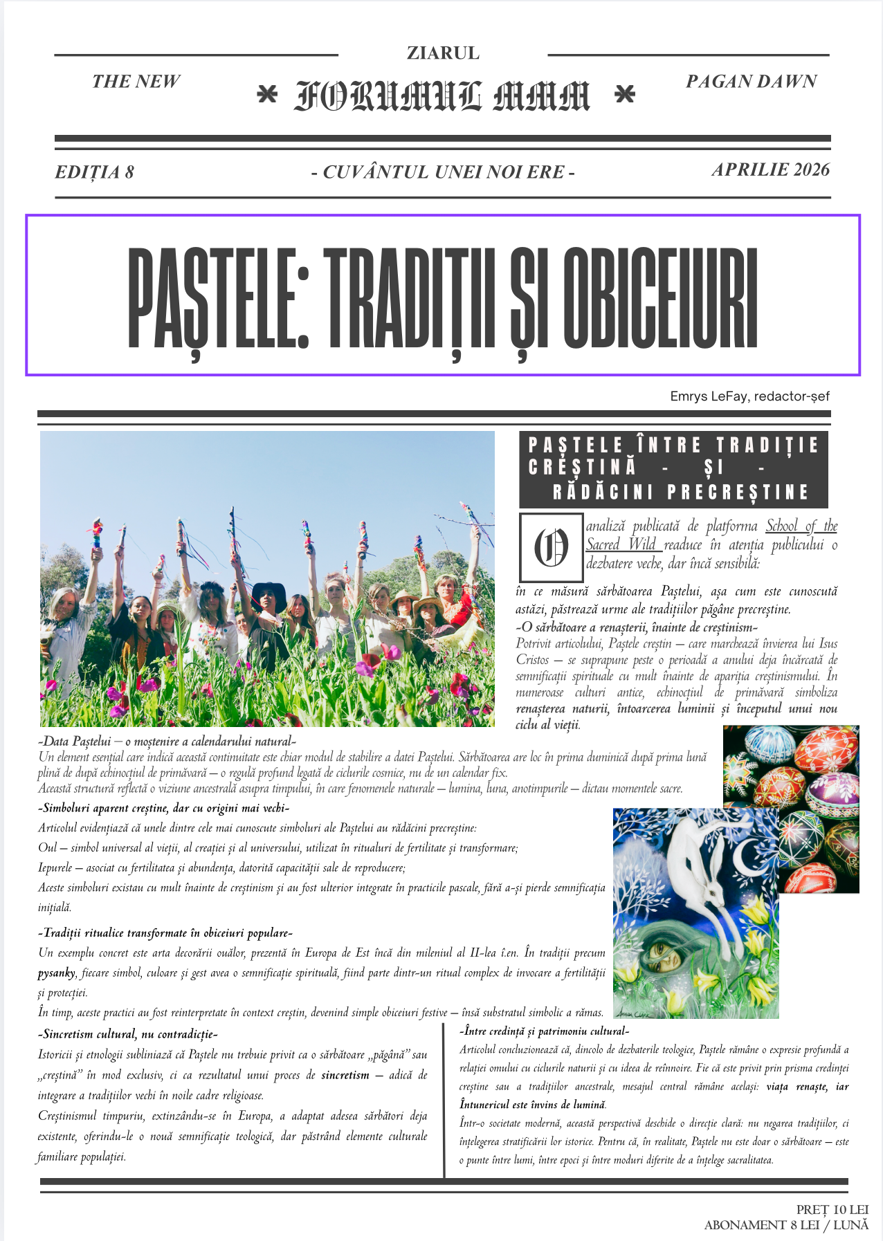 Ziarul FORUMUL MMM Ediția 8 / Aprilie 2026