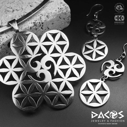 SET BIJUTERIE DACICĂ – FLORES VITAE / FLOAREA VIEȚII