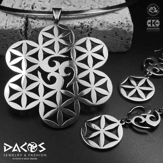 SET BIJUTERIE DACICĂ – FLORES VITAE / FLOAREA VIEȚII