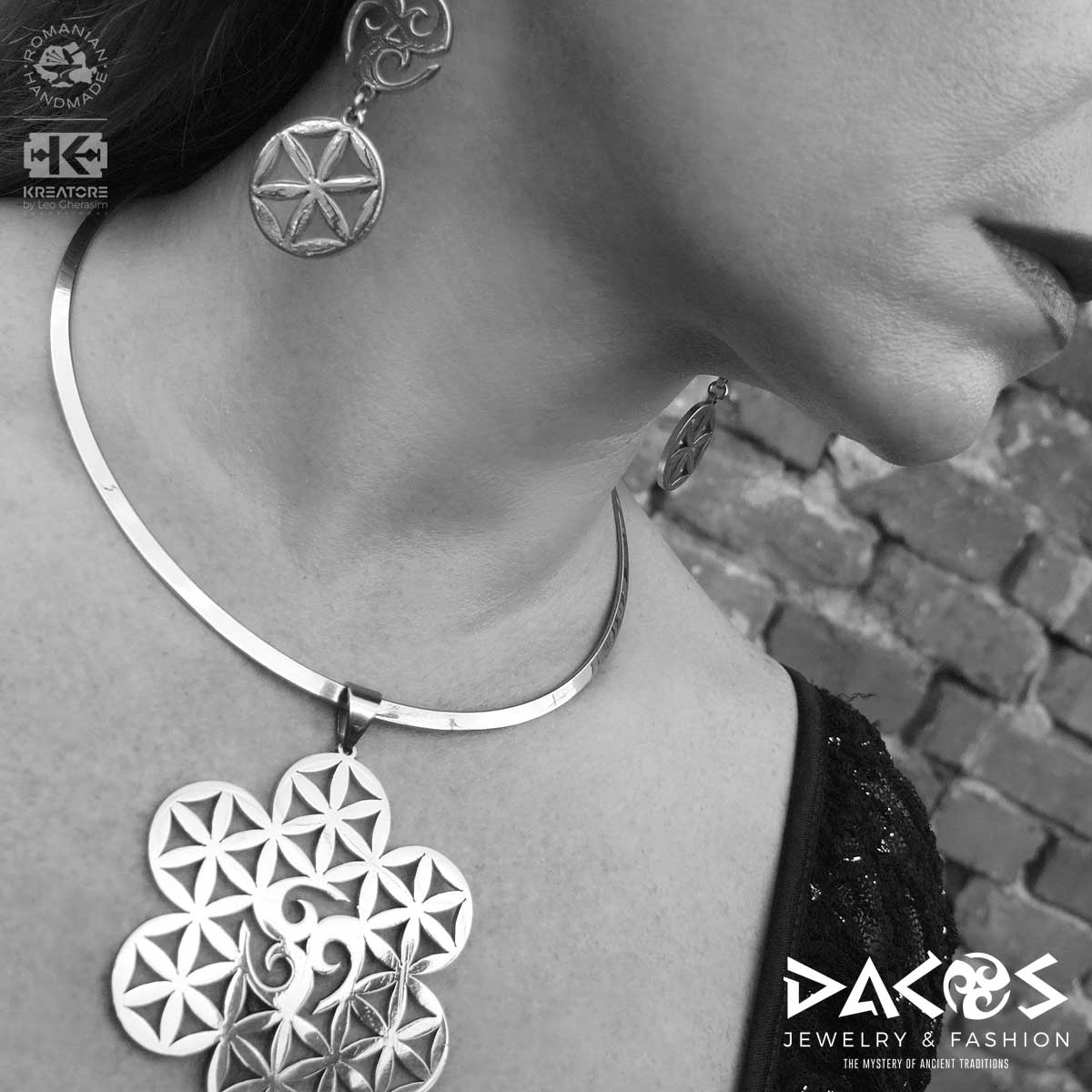 SET BIJUTERIE DACICĂ – FLORES VITAE / FLOAREA VIEȚII