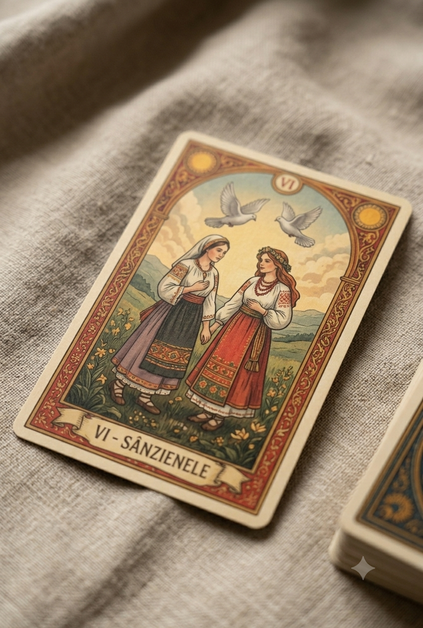 Set Tarot Emrysia – Tainele Tarotului Păgân (78 Cărți + Ghid)