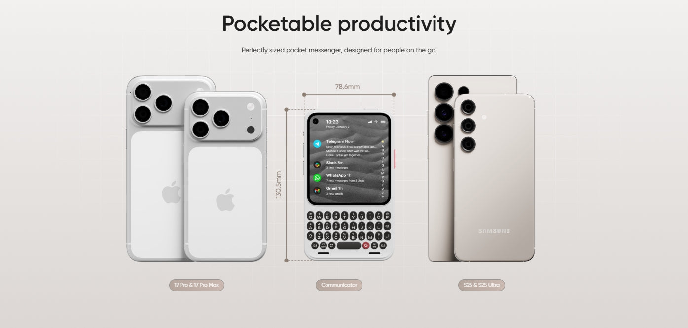 Smartphone CLICKS COMMUNICATOR