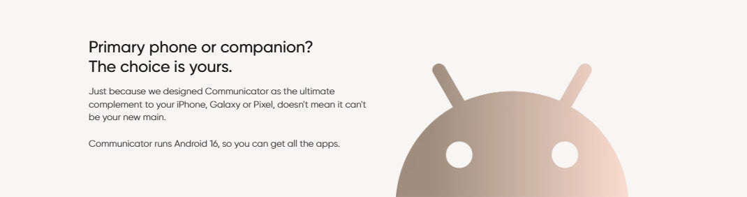 Smartphone CLICKS COMMUNICATOR