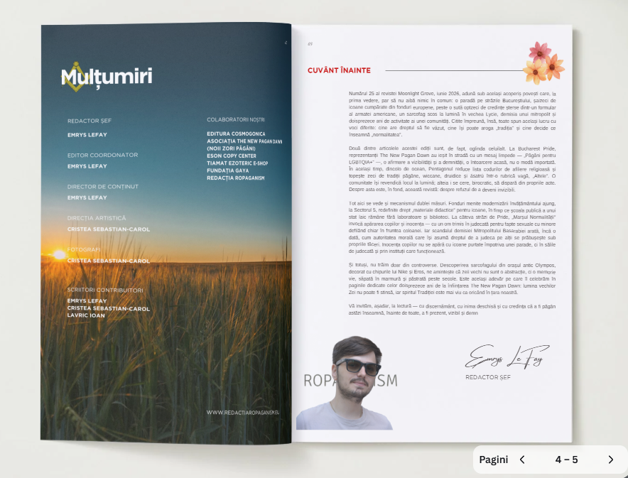Revista Moonlight Grove Ediția 25 Luna Iunie 2026
