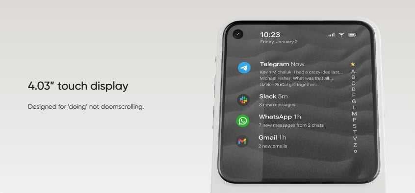 Smartphone CLICKS COMMUNICATOR