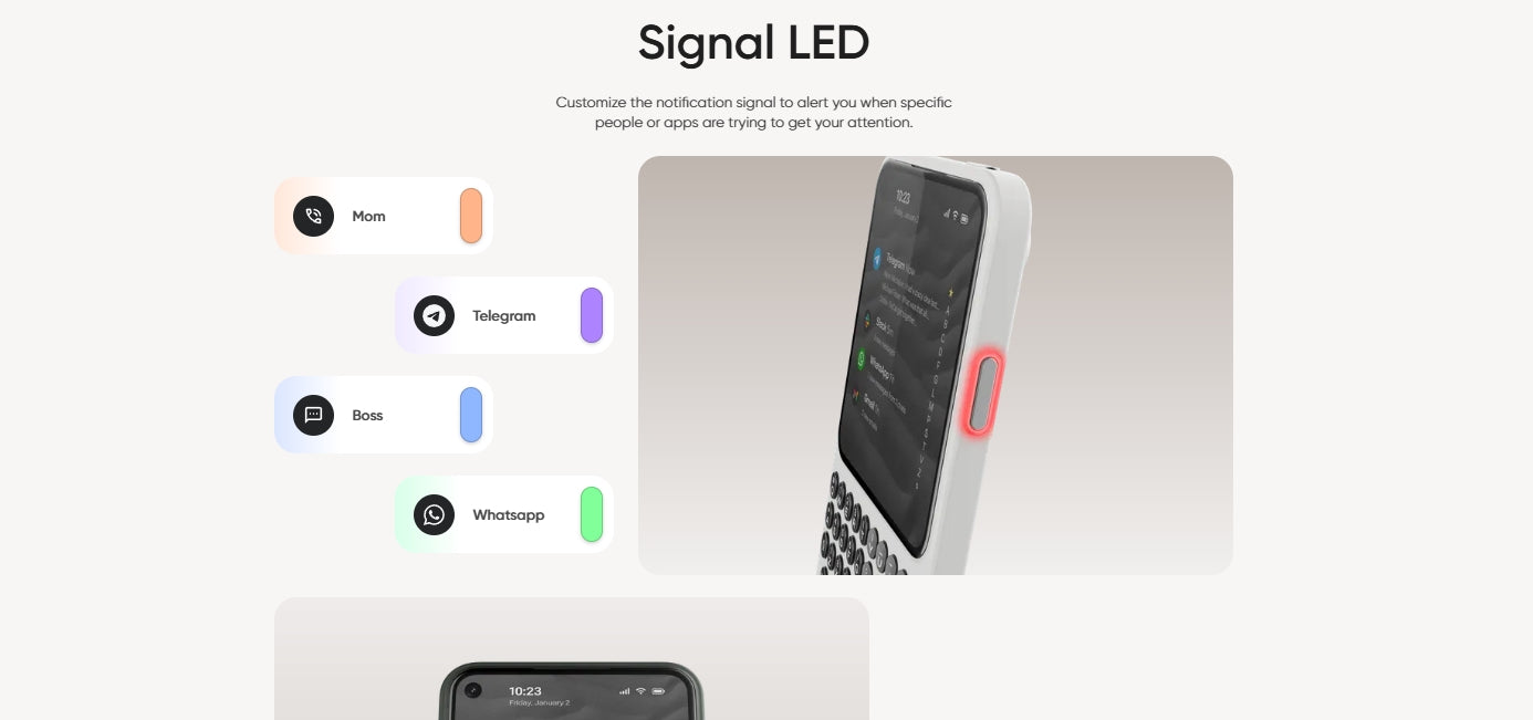 Smartphone CLICKS COMMUNICATOR