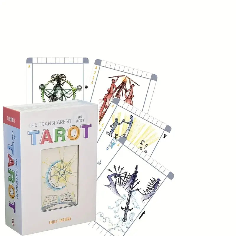 Set de Cărți de Tarot Transparent (78 pcs)