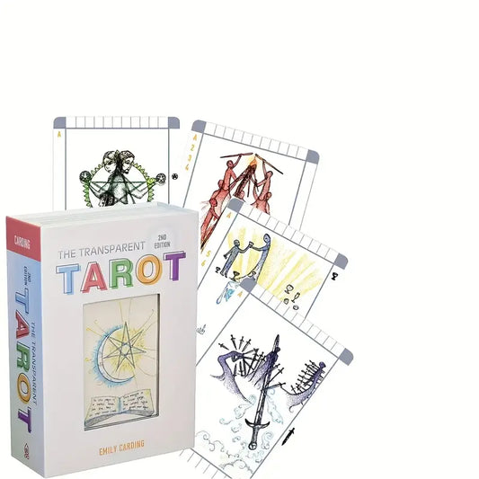 Set de Cărți de Tarot Transparent (78 pcs)